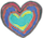 Multi-colored heart