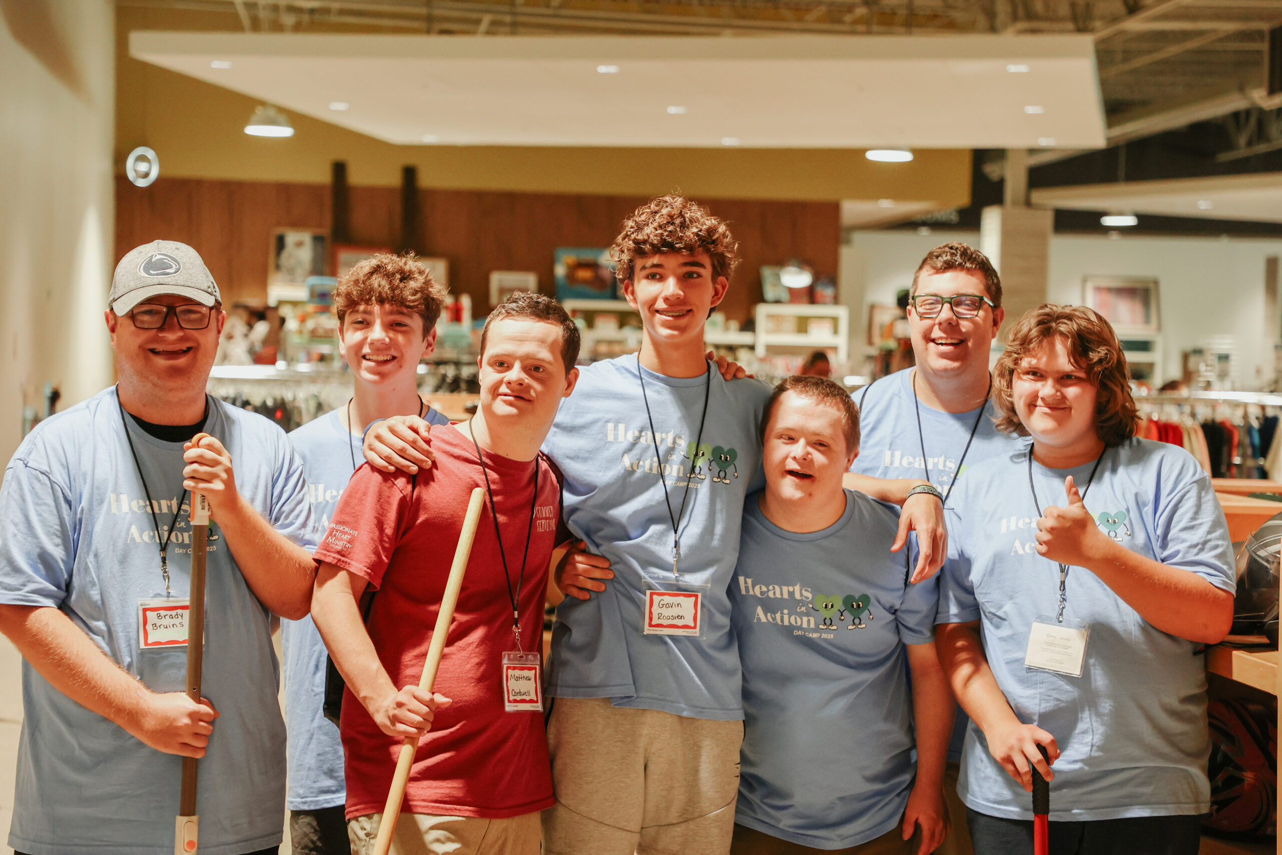 Students together at our Day program in Holland/Zeeland. It's easy to make friends at our Special Needs Programs. Our Holland/Zeeland Special Needs Program is a safe place to belong.